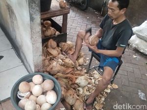 Lebaran Usai, Harga Kelapa Parut Turun ke Rp 10.000/Butir