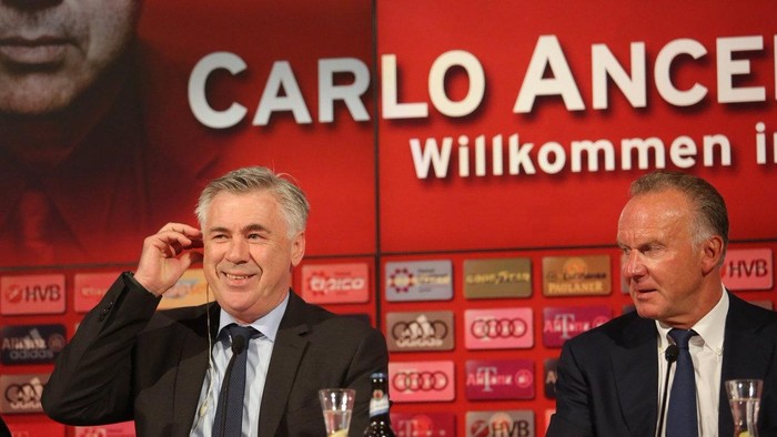Ancelotti Sapa Media di Munich dengan Bahasa Jerman