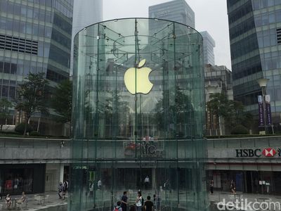 Keramahan di Apple Store Shanghai