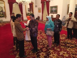 Jokowi-JK Gelar Silaturahmi dengan Menteri Hingga Paspampres