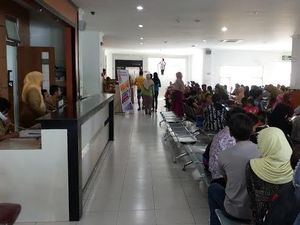 Pasien RSUD Kota Mojokerto Membludak Pasca Libur Lebaran