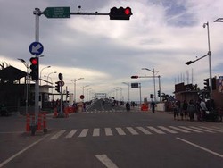 Jembatan Suroboyo Usai Dibuka Langsung Diserbu Warga