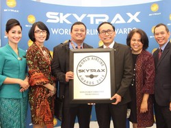 Garuda Indonesia Jadi Maskapai Terbaik Kelima di Asia