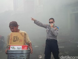 Lapak Ludes Terbakar, Pedagang Pasar Aksara Medan Kebingungan