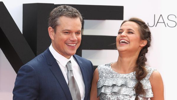 Keserasian Alicia Vikander dan Matt Damon di Pemutaran Jason Bourne
