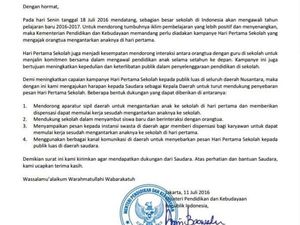 Mendikbud Imbau Ortu Antar Anak di Hari Pertama Sekolah, ini Surat Edarannya