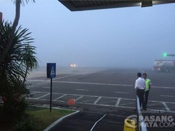 Kabut Tebal Selimuti Bandara Adisucipto, Seluruh Penerbangan Pagi Ini Ditunda