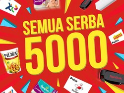 Khusus Hari Ini, Pulsa 50 Ribu, Popok, Minyak Goreng, Flashdisk, dan Power Bank Cuma Rp 5.000,-