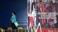 Pasar Tanah Abang Masih Sepi