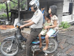 2 Bocah yang Selamat Lawan Buaya Rupanya dari Suku Mantang Alias Suku Laut