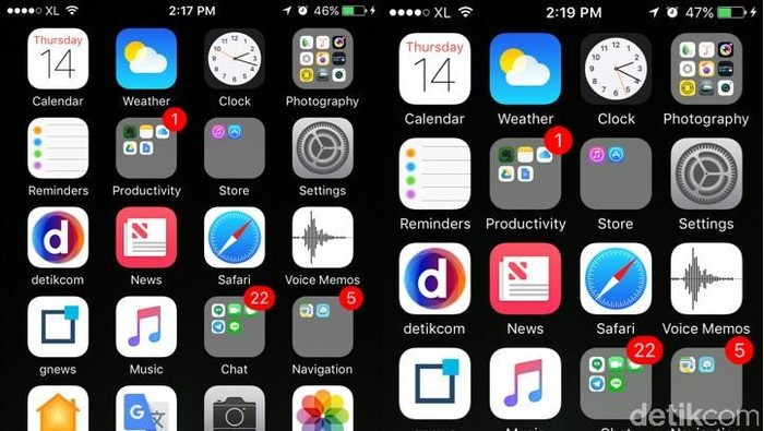 Foto: Screenshot iPhone (Adi Fida Rahman/detikINET)