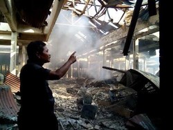 Api yang Membakar Pasar Sayur Magetan Padam, 770 Kios Hangus