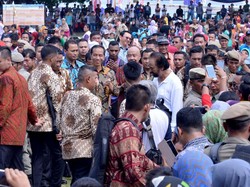 Jokowi, Ahok dan Tito Hadiri Halalbihalal Surya Paloh di Kepulauan Seribu