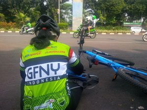 Tuan Rumah Lakukan Pengecekan Terakhir Rute Balapan GFNY Indonesia