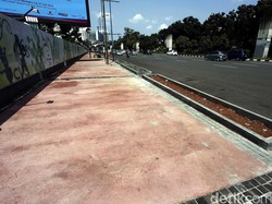 Keren! Trotoar Baru GBK yang Bikin Pangling