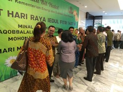 Didampingi Istri, Sudirman Said Gelar Halalbihalal Kementerian ESDM