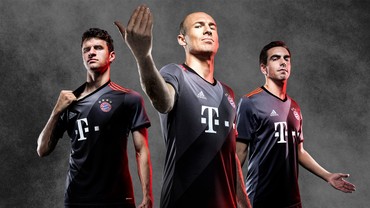 Gradasi Memikat di Seragam Tandang Baru Bayern Gradasi Memikat di Seragam Tandang Baru Bayern
