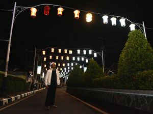 Gemerlap Riasan Lampu dan Gapura Sambut HUT Purwakarta
