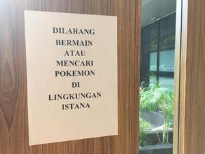 Dilarang Bermain Pokemon Go di Lingkungan Istana!
