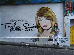 Mural RIP Taylor Swift Diminta Dihapus