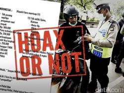 Broadcast Hoax Soal Jebakan Polisi untuk Pelanggar Lalin yang Menyuap