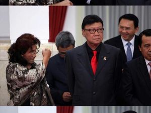Beredar Foto Susi Mengepalkan Tangan ke Ahok, Ada Apa?