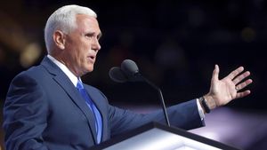 Cawapres Mike Pence Pidato di Konvensi Partai Republik