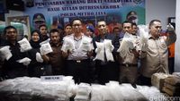 Polisi Musnahkan Barbuk Sabu dan Ganja