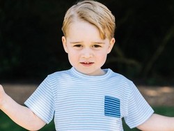 Foto Menggemaskan Pangeran George di Ulang Tahun Ke-3