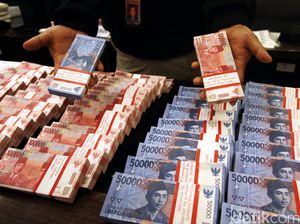 Mabes Polri Gelar Barang Bukti Uang Palsu