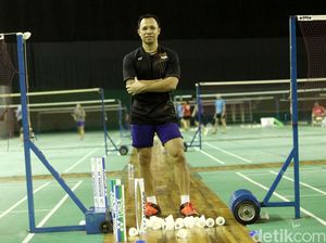 Richard Mainaky si Raja Tega Pelatnas Cipayung