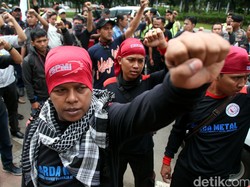 Usai Bertemu Perwakilan KPK, Massa KSPI Bubarkan Diri