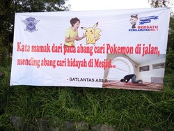 Imbauan Unik Polres Aceh Besar untuk Para Pemburu Pokemon