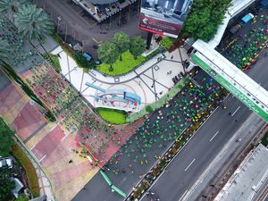 Pindah Rute dari Monas ke Kuningan Tak Bikin Kecewa