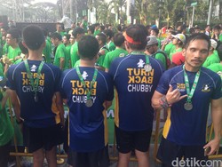 Si Chubby pun Ikut Berlari