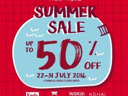 Yuk Belanja Hemat dengan Promo Summer Sale, Diskon Sampai 50%!