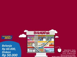 BCA KlikPay Deal!, Belanja di Bukalapak Dapat Potongan Rp50 Ribu