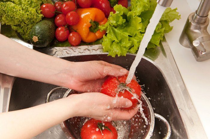 kontaminasi buah dan sayur