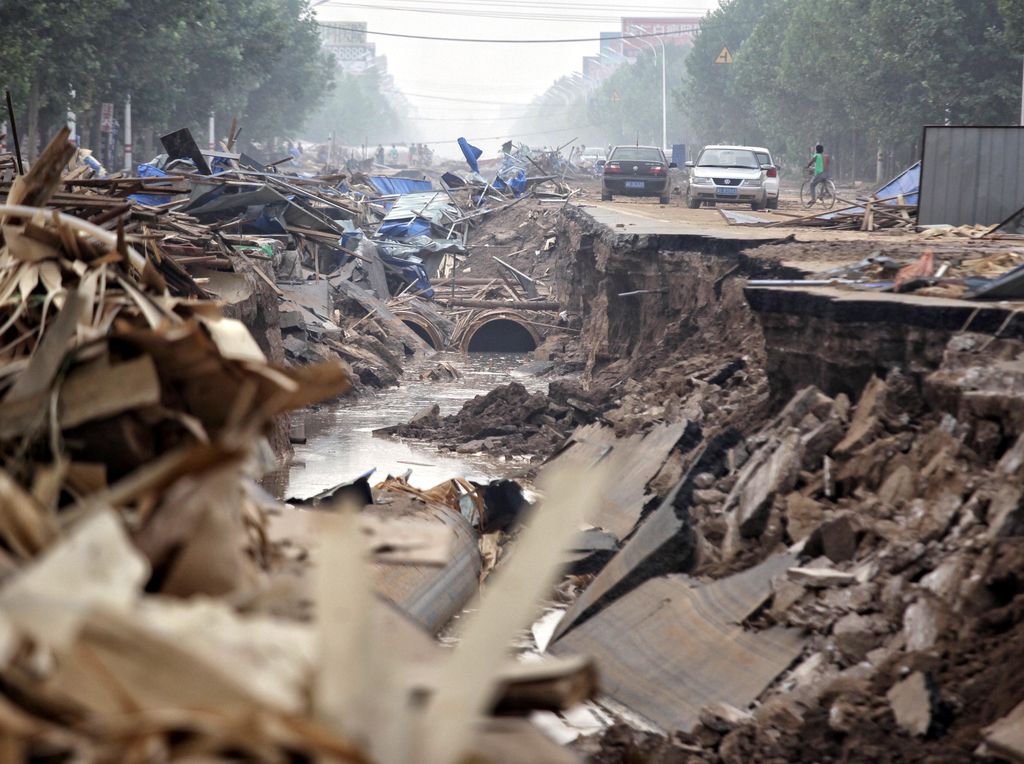 Kerusakan Akibat Banjir di China
