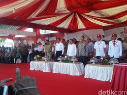 JK Membuka Jumbara PMR Tingkat Nasional di Pangkep, Sulawesi Selatan