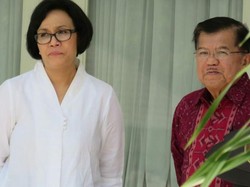 Mimik Wajah para Menteri Baru di Istana: dari Sri Mulyani Hingga Wiranto