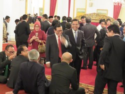 Hadiri Pelantikan Menteri, Saleh Husin: Saya Tetap Loyal ke Presiden