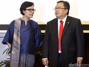 Sri Mulyani dan Bambang Brodjonegoro Lapor Soal APBN ke Jokowi