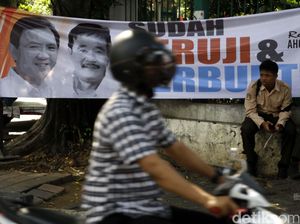 Spanduk Dukungan Ahok-Djarot