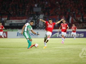 Sempat Tertinggal Dua Gol, Bali United Berimbang dengan PS TNI
