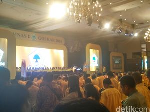 Saat Pak Jokowi Capres 2019 Menggema di Rapimnas Golkar