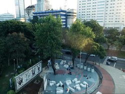 Puluhan Seniman Rayakan Peresmian Taman Pandang Istana di JakARTspirasi