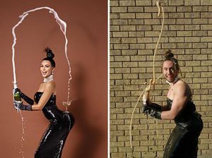 Foto: Aksi Lucu Radiolog Tiru Gaya Selebriti untuk Menolong Pasien Kanker