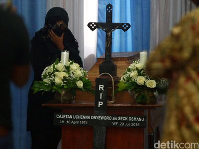 Jenazah Seck Osmane Tiba di RS Carolus