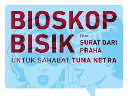 Nobar Surat dari Praha Bareng Tunanetra